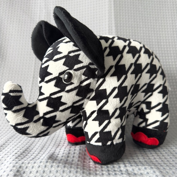 Fiesta Other - Fiesta Couture 9” Houndstooth Elephant Plush Stuffed Animal Alabama Crimson Tide